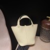 I8 Jaune Milton & U4/Vert Vertigo Gold Hardware Picotin Lock 18/PM Taurillon Clemence (TC)