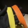 0Y Limoncello & 93/Orange Silver Hardware Picotin Lock 18/PM Taurillon Clemence (TC)