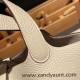 HERMES Picotin Lock 22/MM CLEMENCE I2/Nata Silver Hardware HERMES Picotin Lock 22/MM CLEMENCE I2/Nata Silver Hardware
