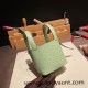 HERMES Picotin Lock 22/MM Ostrich 3I/Vert Criquet Silver Hardware HERMES Picotin Lock 22/MM Ostrich 3I/Vert Criquet Silver Hardware