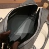 Hermès Plume 21 Ostrich 8F/Etain Silver Hardware Plume-009 Fully Hand-Stitched