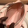 Hermès Plume 21 Evercolor P1/Rose Eglantine Silver Hardware Plume-013 Fully Hand-Stitched