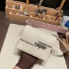 Hermès Verrou Mini 17cm Chevre Mysore 10/Craie Silver Hardware Verrou-020 Fully Hand-Stitched