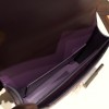 Hermès Verrou Mini 17cm Ostrich P9/Anemone Silver Hardware Verrou-021 Fully Hand-Stitched