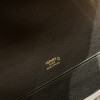 Hermès Roulis 19cm Crocodile 89/Black (Noir) Gold Hardware Roulis-022 Fully Hand-Stitched