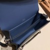 Hermès Roulis 19cm Swift X Suede Silver Hardware Roulis-026 Fully Hand-Stitched