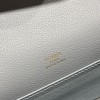 Hermès Roulis 19cm Evercolor J7/Blue Lin Gold Hardware Roulis-027 Fully Hand-Stitched
