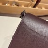 Hermès Roulis 19cm Evercolor 0G/Rouge Sellier X Framboise Silver Hardware Roulis-028 Fully Hand-Stitched
