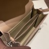 Hermès Roulis 19cm Evercolor 18/Étoupe Grey (Étoupe) Silver Hardware Roulis-038 Fully Hand-Stitched