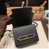 Hermès Roulis 19cm Evercolor 89/Black (Noir) Gold Hardware Roulis-039 Fully Hand-Stitched