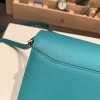 Hermès Roulis 19cm Evercolor 6H/Vert Veronese Silver Hardware Roulis-042 Fully Hand-Stitched