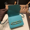 Hermès Roulis 19cm Evercolor 6H/Vert Veronese Gold Hardware Roulis-043 Fully Hand-Stitched