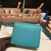 Hermès Roulis 19cm Evercolor 6H/Vert Veronese Gold Hardware Roulis-043 Fully Hand-Stitched