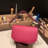 Hermès Cherche-Midi 18 Veau Epsom L3/Rose Purple Silver Hardware Cherche-044 Fully Hand-Stitched
