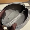 Hermès In the Loop Swift 0L/Gris Meyer Silver Hardware Intheloop-051 Fully Hand-Stitched