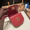 Hermès Mosaique 17cm Box Calf B5/Ruby Gold Hardware Mosaique-063 Fully Hand-Stitched