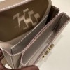 Hermès Mosaique 17cm Veau Epsom 8C/Elephant Grey Gold Hardware Mosaique-064 Fully Hand-Stitched