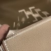 Hermès Mosaique 17cm Veau Epsom 8C/Elephant Grey Gold Hardware Mosaique-064 Fully Hand-Stitched
