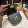 Hermès Mosaique 17cm Veau Epsom 89/Black (Noir) Gold Hardware Mosaique-065 Fully Hand-Stitched
