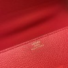 Hermès Mosaique 17cm Veau Epsom S3/Rouge Cœur Silver Hardware Mosaique-067 Fully Hand-Stitched