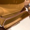 Hermès Mosaique 17cm Veau Epsom 2S/Sesame Silver Hardware Mosaique-069 Fully Hand-Stitched