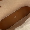 Hermès Cabas H En Biais 27cm Twill Ash/Swift 37/Gold Biais27-090 Fully Hand-Stitched