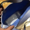 Hermès Cabas H En Biais 27cm Twill Ash/Swift 71/Blue France Biais27-091 Fully Hand-Stitched
