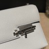 Hermès Verrou Mini 17cm Chevre Mysore 6O/Vert Cypres verrou17-097 Fully Hand-Stitched