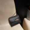 Hermès Verrou Mini 17cm Chevre Mysore 8W/Rose Azalee verrou17-099 Fully Hand-Stitched