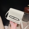 Hermès Roulis 19cm Swift 0T/Mushroom & 4B/Biscuit Roulis-104 Fully Hand-Stitched