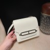 Hermès Roulis 19cm Swift 3Q/Rose Sakura Roulis-105 Fully Hand-Stitched