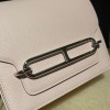 Hermès Roulis 19cm Evercolor 0T/Mushroom & 4B/Biscuit Roulis-107 Fully Hand-Stitched
