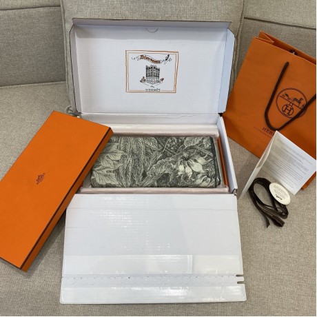 Hermes Hermès Palermo Botanical Garden 140 Shawl