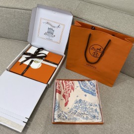 Hermes Hermès City of Noble Horses Silk Scarf