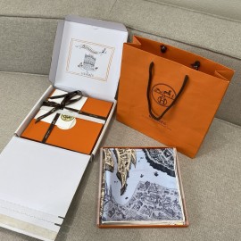 Hermes Hermès City of Noble Horses Silk Scarf