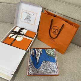Hermes Hermès City of Noble Horses Silk Scarf