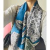 Hermes Hermès City of Noble Horses Silk Scarf