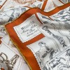 Hermes Hermès Phoo Boo Stamp Collector 90 Scarf