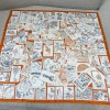 Hermes Hermès Phoo Boo Stamp Collector 90 Scarf