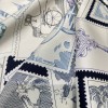 Hermes Hermès Phoo Boo Stamp Collector 90 Scarf
