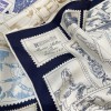 Hermes Hermès Phoo Boo Stamp Collector 90 Scarf