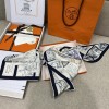 Hermes Hermès Phoo Boo Stamp Collector 90 Scarf