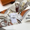 Hermes Hermès Saddle Flower Bouquet Twilly Small Scarf