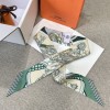 Hermes Hermès Saddle Flower Bouquet Twilly Small Scarf