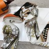 Hermes Hermès Saddle Flower Bouquet Twilly Small Scarf