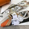 Hermes Hermès Saddle Flower Bouquet Twilly Small Scarf