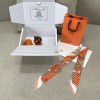 Hermes Hermès Saddle Flower Bouquet Twilly Small Scarf