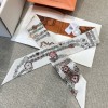 Hermes Hermès Gorgeous Rein Flower Version Twilly Small Scarf