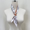 Hermes Hermès Gorgeous Rein Flower Version Twilly Small Scarf