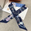 Hermes Hermès Gorgeous Rein Flower Version Twilly Small Scarf